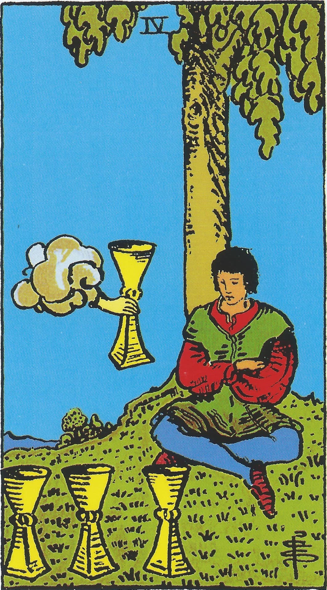 Four of Cups Tarot Card