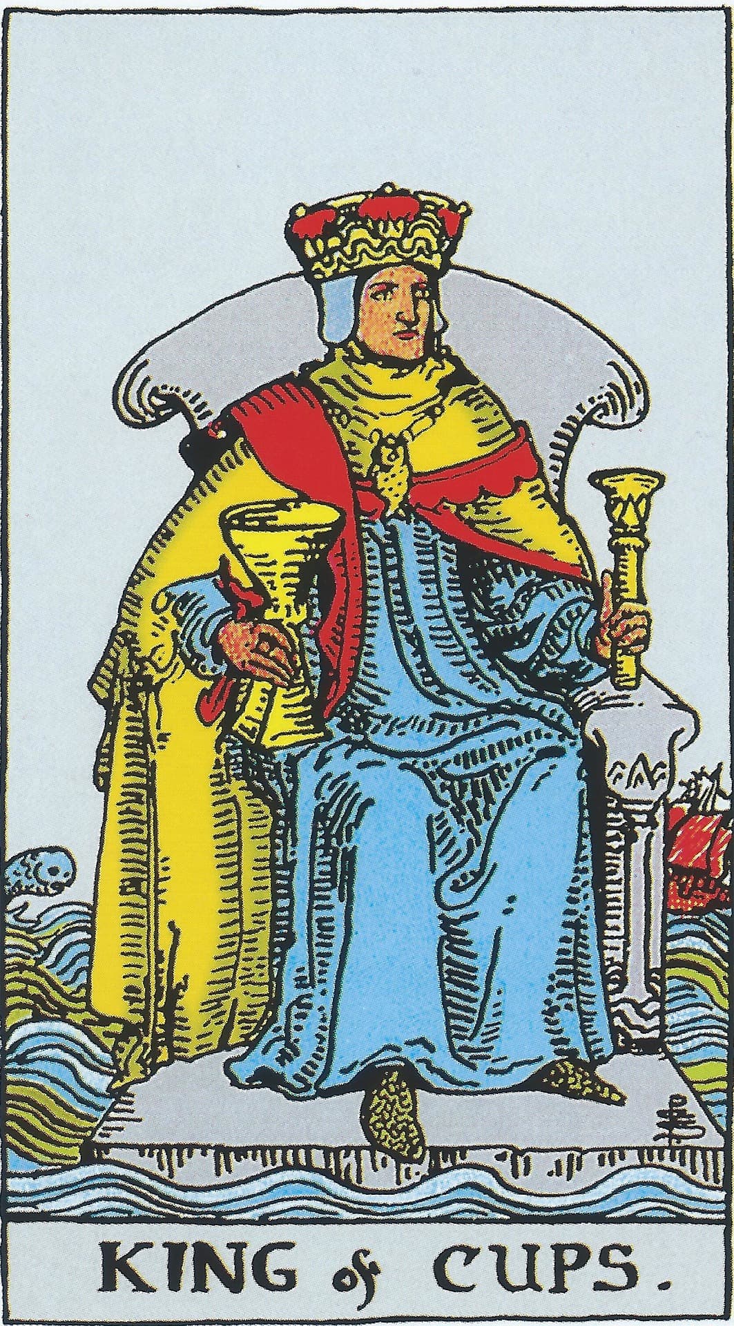 King of Cups Tarot Card