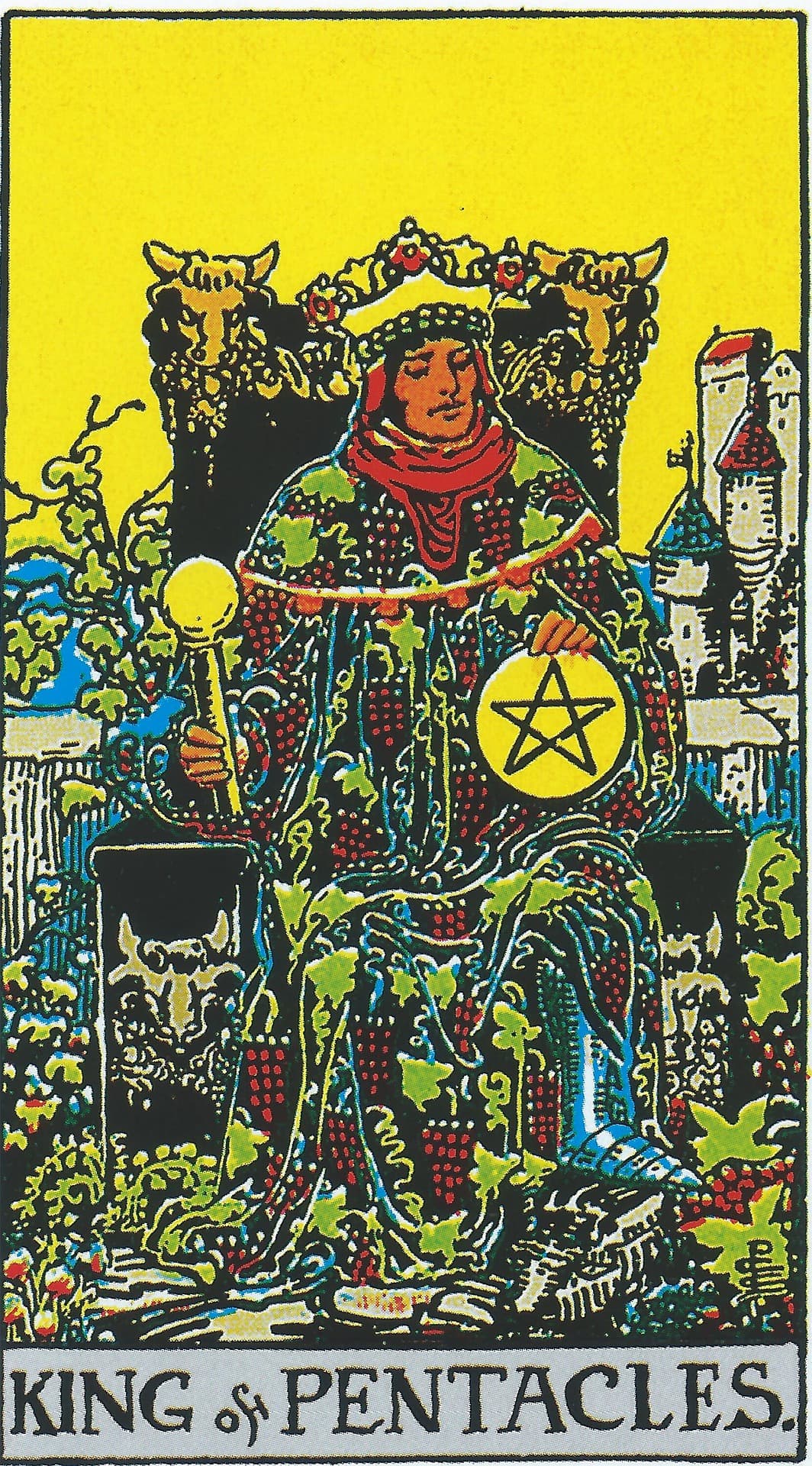 King of Pentacles Tarot Card