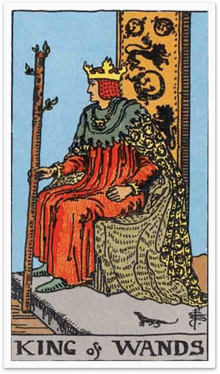 King of Wands Tarot Card