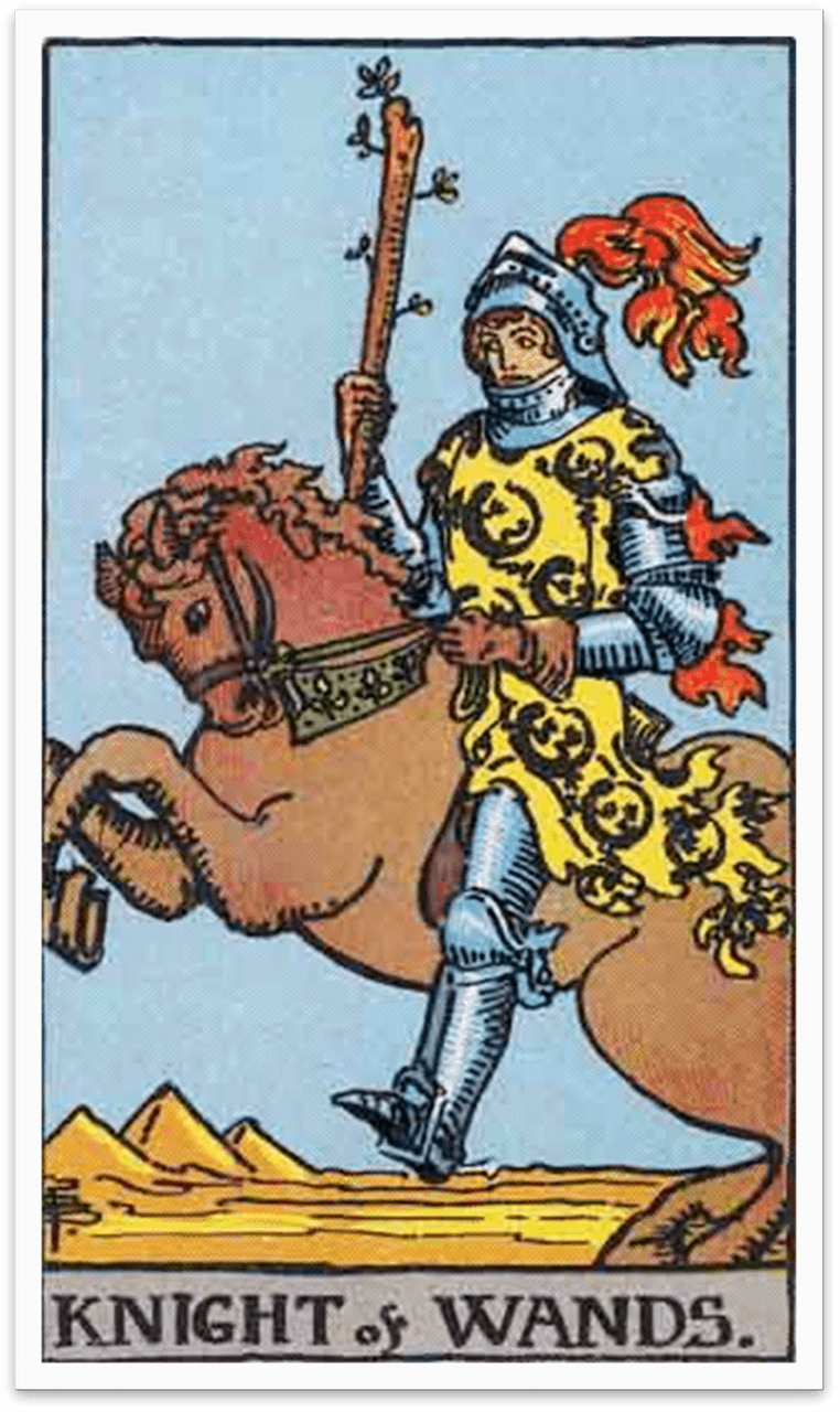 Knight of Wands Tarot Card