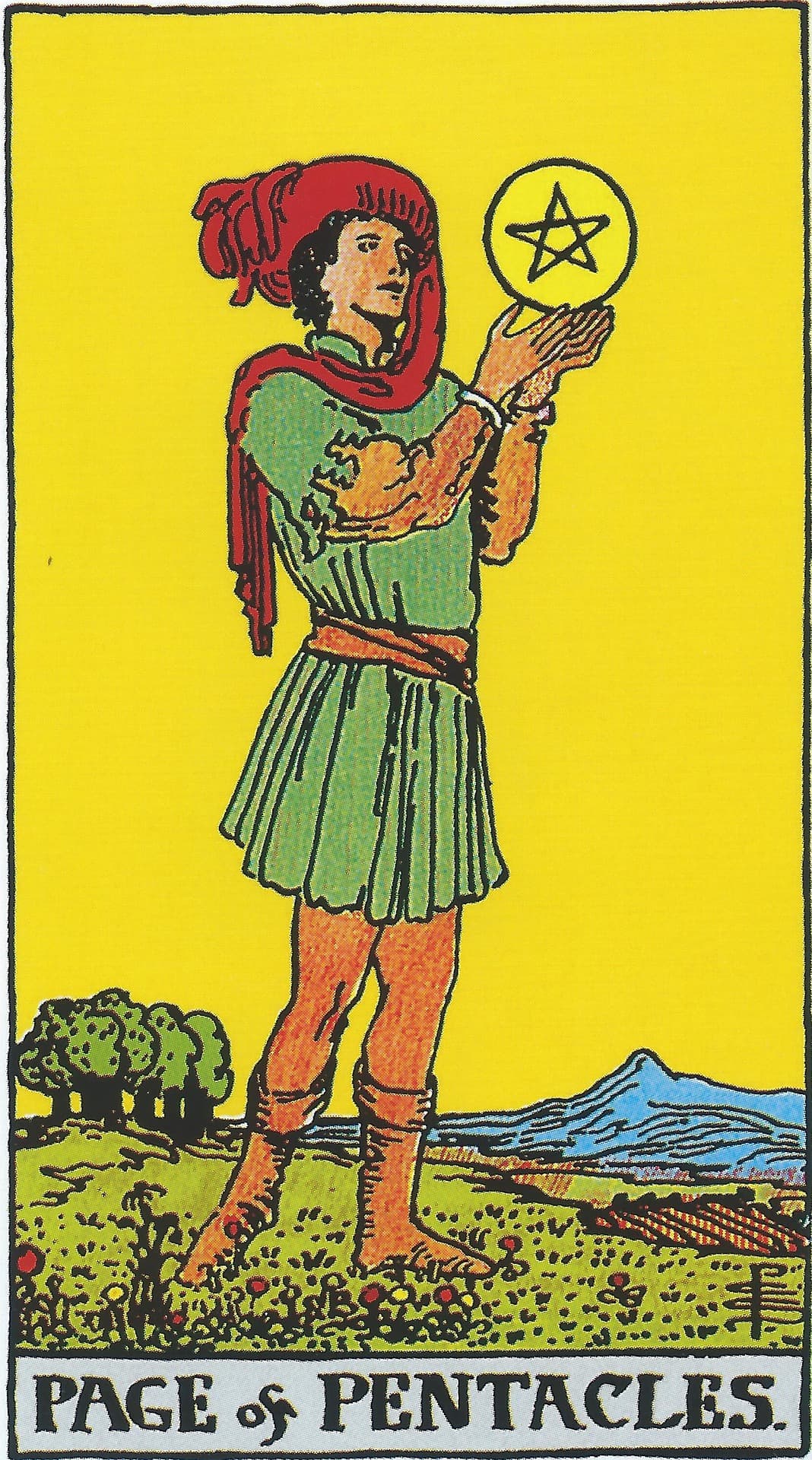 Page of Pentacles Tarot Card