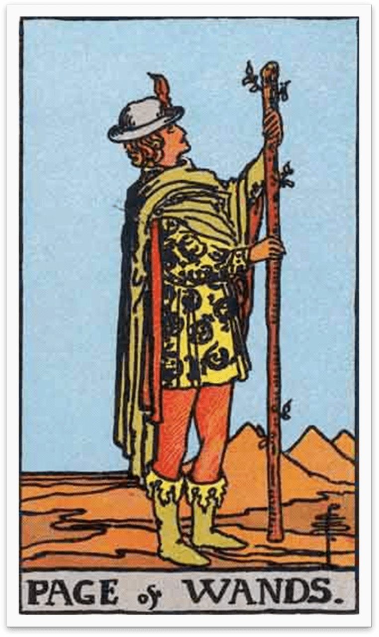 Page of Wands Tarot Card