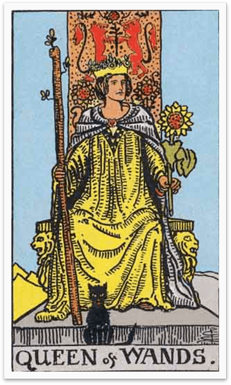 Queen of Wands Tarot Card