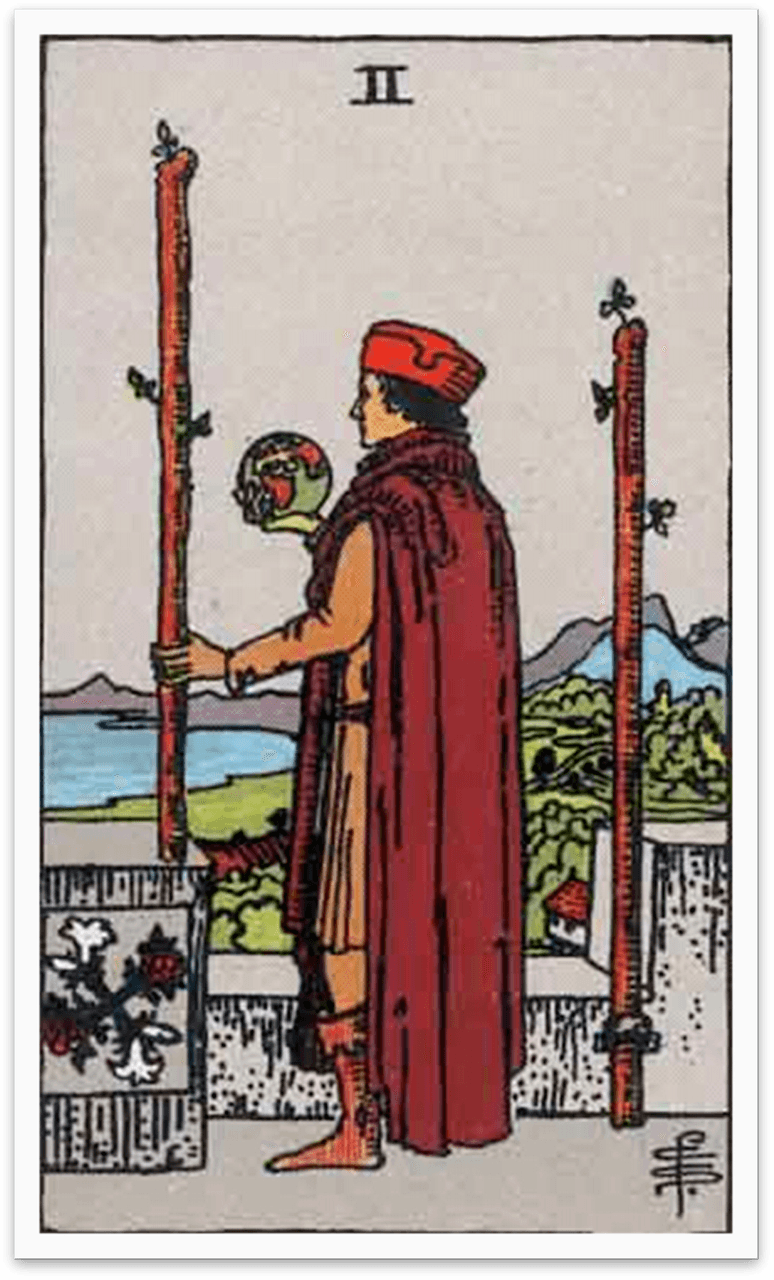 Two of Wands Tarot Card